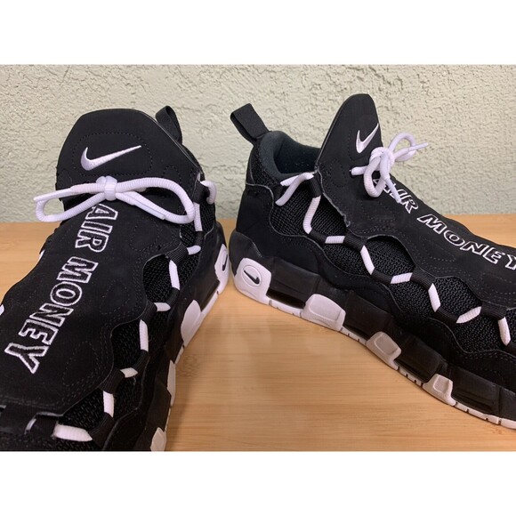 NIKE AIR MORE MONEY AJ2998-001 BLACK/WHITE-BLACK Sz‎ 11 main image 8